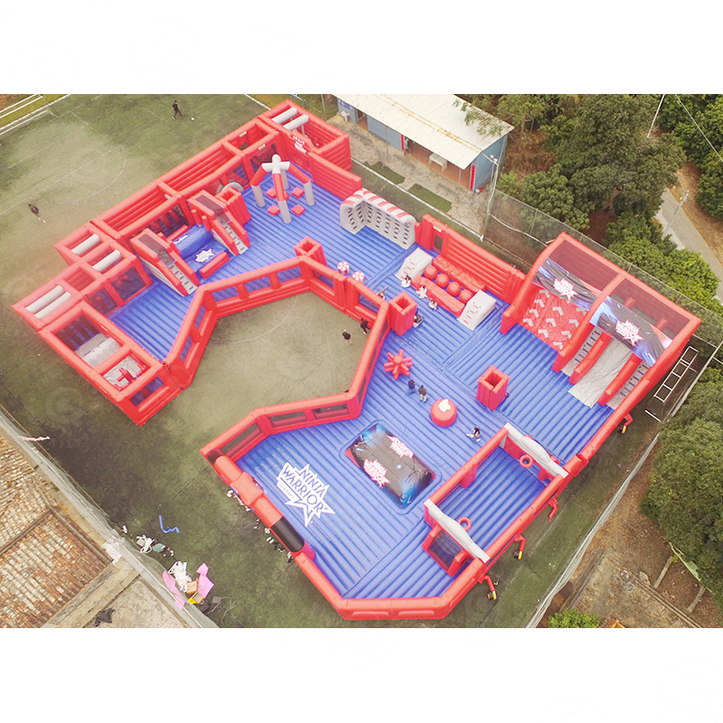 Interactive Ninja Games in Inflatable Theme Parks